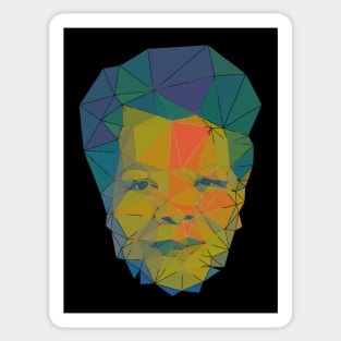 Low-Poly Angelou Sticker